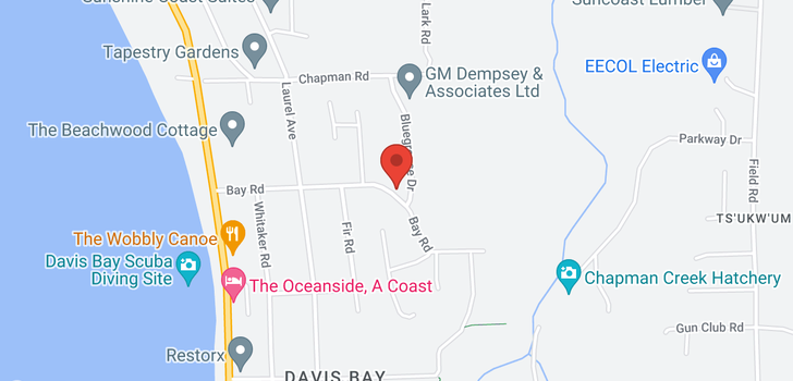 map of 5022 BAY ROAD